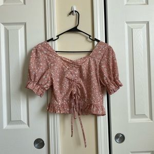 *SOLD* Floral off the shoulder top